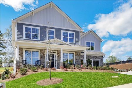 New construction Single-Family house 6913 Lancelot Court, Flowery Branch, GA 30542 Colfax- photo 0