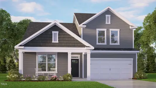 New construction Single-Family house 7581 Percussion Dr, Apex, NC 27539 plan Ashley - image