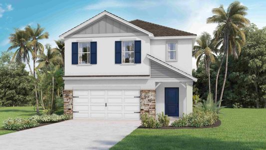 New construction Single-Family house 14931 Shelly Ln, Wimauma, FL 33598 plan Robie Modern - image