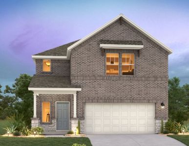 New construction Single-Family house 1009 Sienna Bear Road, Georgetown, TX 78633 Conroe Homeplan- photo 0