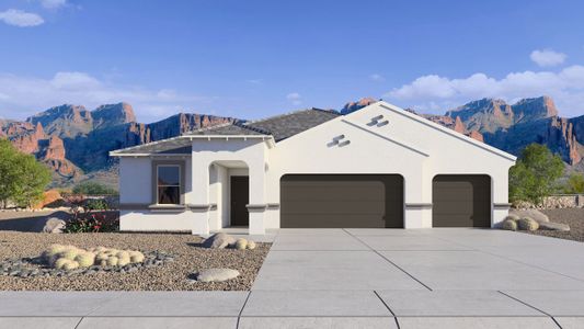 New construction Single-Family house 1564 E Glazier Dr, Casa Grande, AZ 85122 plan Courtland - image