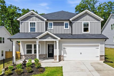 New construction Single-Family house 386 Denali Butte Ter, Canton, GA 30114 plan Johnson - image