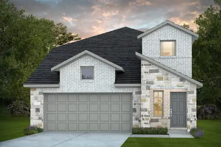 New construction Single-Family house 1845 Glacier Gorge Trl, Dayton, TX 77535 plan Gustine - image