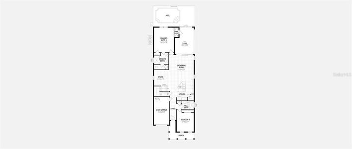 Malibu III Floorplan - First Floor