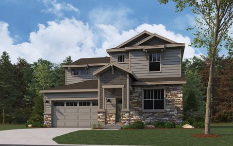 New construction Single-Family house 16319 Amaryllis Ave, Parker, CO 80134 plan Rainier - image