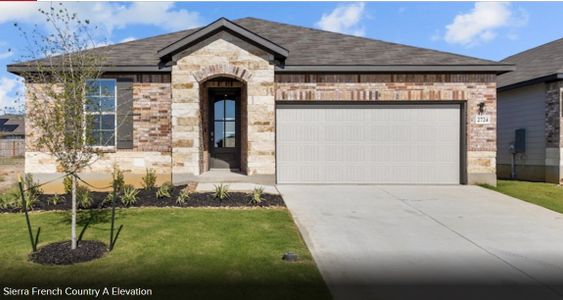 New construction Single-Family house 2724 Rio Primero Rd, Seguin, TX 78155 Sierra- photo 0