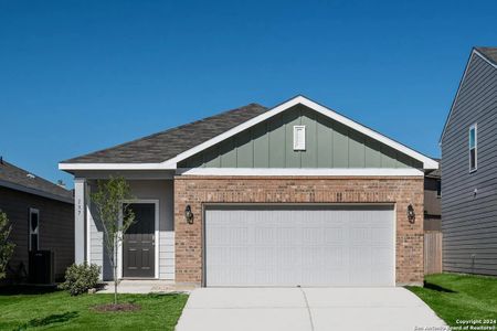 New construction Single-Family house 1132 King Eider, Adkins, TX 78101 Enterprise- photo 0