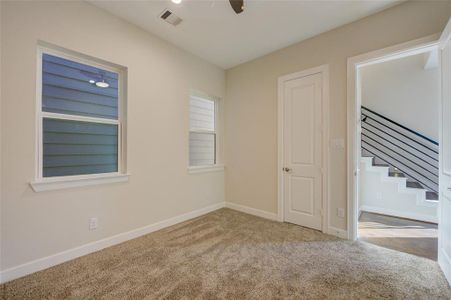 Photos are from the model home