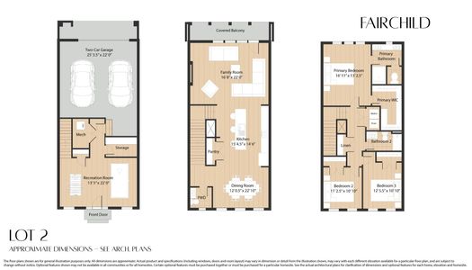 New construction Townhouse house 107 Etta Wy, Charleston, SC 29492 plan The Fairchild - image