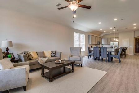 Photo of Pulte model home with same floor plan, not of actual home listed.