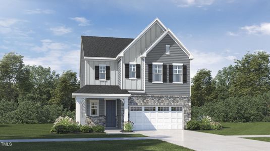 New construction Single-Family house 1244 Coral Cay Bnd, Wake Forest, NC 27587 Winstead III- photo 0