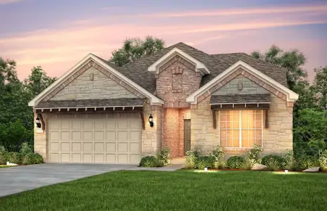 New construction Single-Family house 6921 Cliff Rose Dr, Spicewood, TX 78669 plan Mooreville - image