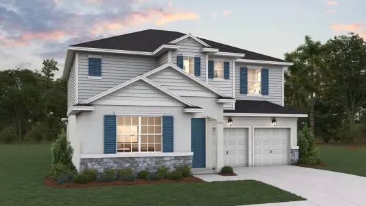 New construction Single-Family house 13332 Maria Lavin Cir, Orlando, FL 32827 plan Biscayne - image