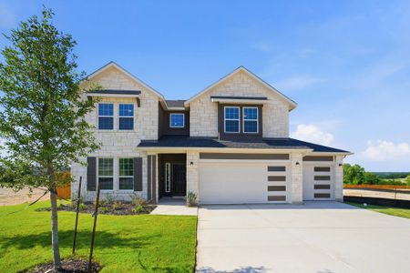 New construction Single-Family house 401 Joy Ln, Liberty Hill, TX 78642 plan Southfork - image