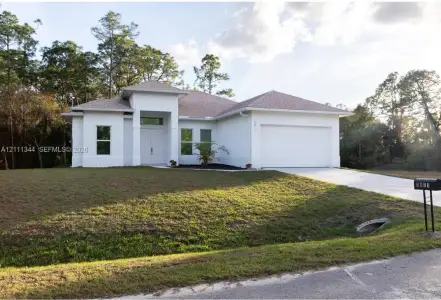 New construction Single-Family house 188 S Moraine Ave, Lehigh Acres, FL 33974 - image