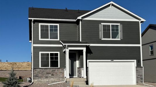 New construction Single-Family house 43134 Merion Hills Ct, Elizabeth, CO 80107 BRIDGEPORT- photo 0