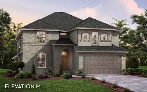 New construction Single-Family house 521 Exploration Cir, Liberty Hill, TX 78642 plan Snowmass - image