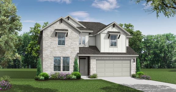 New construction Single-Family house 1880 Bighorn Trail, New Braunfels, TX 78132 - photo 0