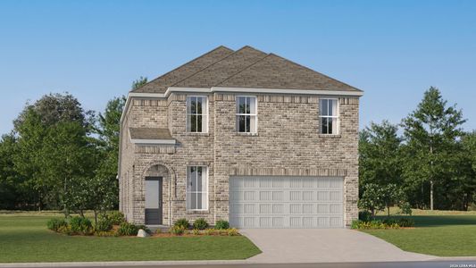 New construction Single-Family house 15530 Doublecreek Dr, San Antonio, TX 78253 plan Lucia - image