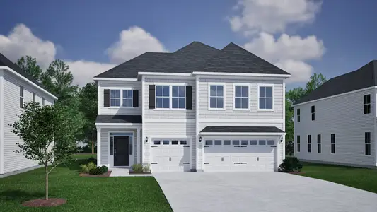 New construction Single-Family house 4202 Sweet Ivy Lndg, Durham, NC 27703 plan Saluda II - image