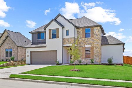 New construction Single-Family house 609 Bonnie Rose Ln, Van Alstyne, TX 75495 plan Lancaster DEF - image