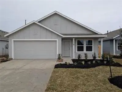 New construction Single-Family house 25645 Rose Creek Dr, Cleveland, TX 77328 Newlin- photo 0