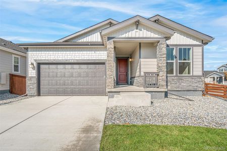 New construction Single-Family house 4611 Amrock Drive, Johnstown, CO 80534 - photo 0