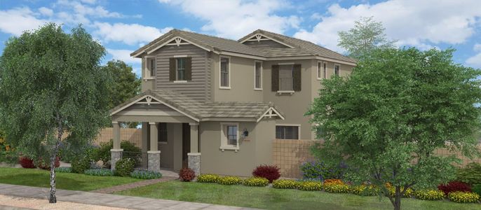 New construction Single-Family house 13513 N 158Th Ave, Surprise, AZ 85379 plan Californian - image