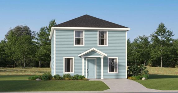 New construction Single-Family house 125 Tugboat Annie Wy, Jarrell, TX 76537 Highgate- photo 0