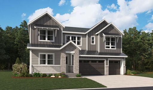 New construction Single-Family house 7248 Prairie Sage Pl, Littleton, CO 80125 plan Ouray - image