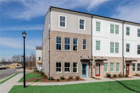 New construction Townhouse house 3107 Willow Glade Trl, Lawrenceville, GA 30043 plan The Quinn - image