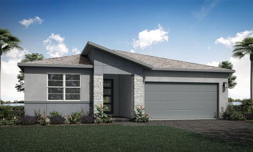 New construction Single-Family house 14374 Sw Skye Dr, Port St. Lucie, FL 34987 Caledon- photo 0