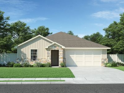 New construction Single-Family house 208 Little Green Trail, Jarrell, TX 76537 The Greenville (400)- photo 0