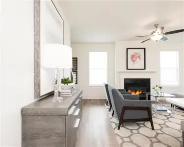 New construction Townhouse house 267 Barracks Wy, Unit 878, Hoschton, GA 30548 plan Holly - image 4