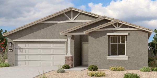 New construction Single-Family house 6941 W Old Timer Rd, Maricopa, AZ 85139 Larkspur- photo 0