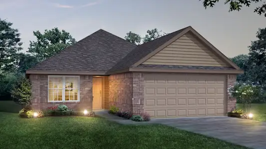 New construction Single-Family house 15444 Woody Haven Dr, Conroe, TX 77302 plan The Messina - image