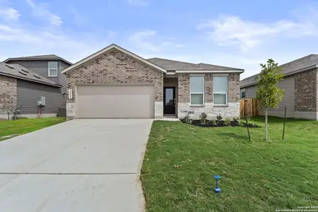 New construction Single-Family house 31916 Ambrose St, Bulverde, TX 78163 plan Siesta - image