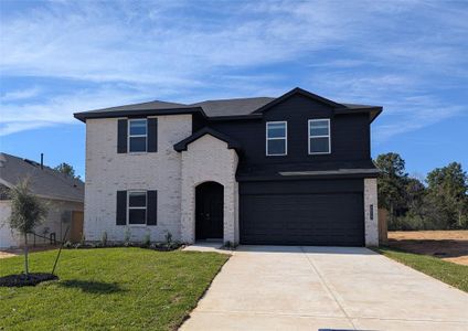 New construction Single-Family house 40923 Seasoned Oak, Magnolia, TX 77354 Perry- photo 0