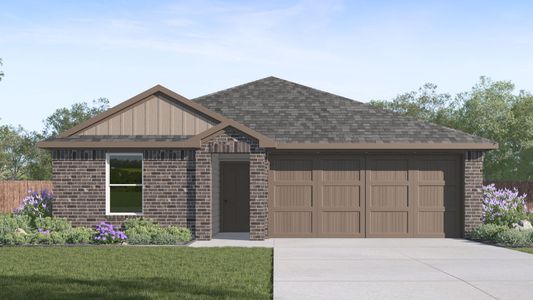 New construction Single-Family house 209 Boatright Blvd, Jarrell, TX 76537 plan Archer - image