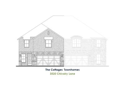 New construction Townhouse house 3520 Chivalry Ln, Lewisville, TX 75056 Building 23 Unit 1 C- photo 0