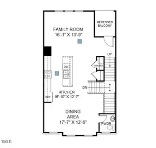 New construction Townhouse house 10552 Pleasant Branch Dr, Raleigh, NC 27614 plan The Renata - image 5