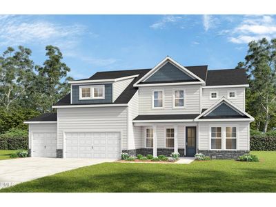 New construction Single-Family house 205 Gallant Pnes Dr, Holly Springs, NC 27540 plan The Crawford B - image