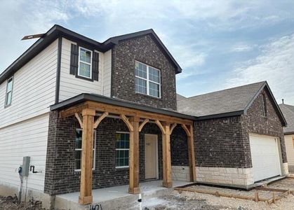 New construction Single-Family house 1421 Alleyton Ct, Seguin, TX 78155 Jordan Homeplan- photo 1 1