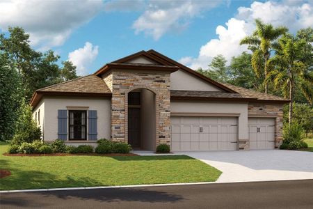 New construction Single-Family house 13146 Homestead Ln, Parrish, FL 34219 Biscayne II- photo 0 0