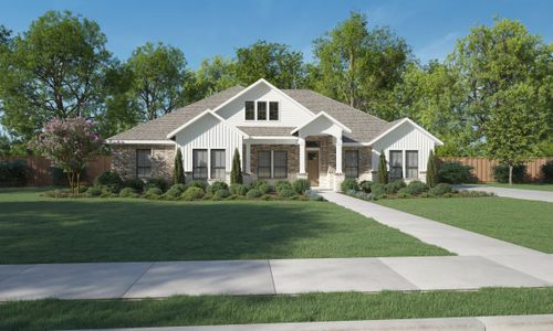 New construction Single-Family house 93 Hunter Pass, Waxahachie, TX 75165 plan Somerset - image