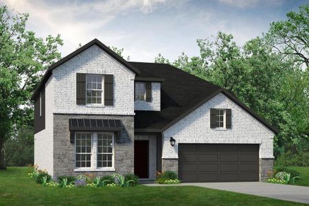 New construction Single-Family house 17245 Oxborough Dr, Fort Worth, TX 76247 plan Salado - image