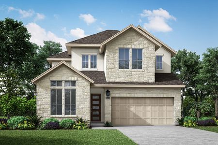 New construction Single-Family house 497 Darley Oak Dr, Dripping Springs, TX 78620 Hawthorn- photo 0
