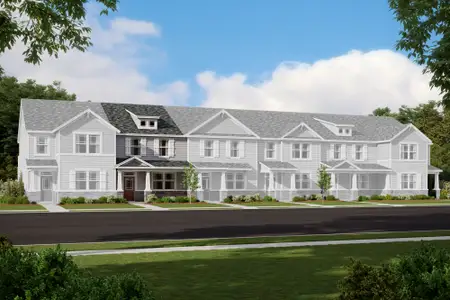 New construction Townhouse house 4605 Iron Oak Ln, Charlotte, NC 28269 plan Murphy - image