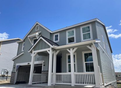 New construction Single-Family house 13454 Starhawk Lane, Parker, CO 80134 Stonehaven- photo 0