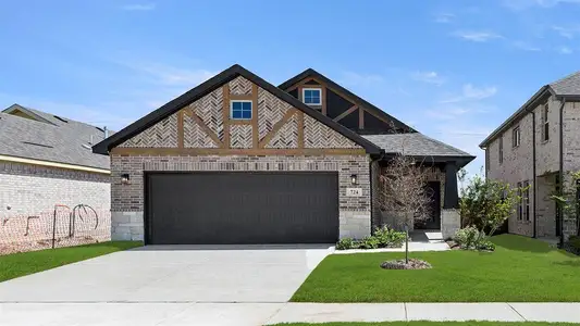 New construction Single-Family house 724 Hidden Feather Dr, Lavon, TX 75166 Caddo II T- photo 0